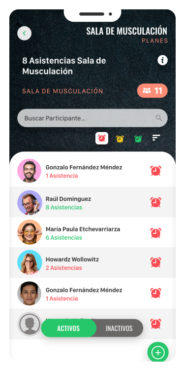 Gestioná tus clases a través de la app